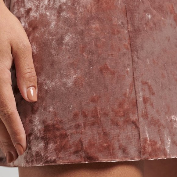 *NWOT* RRP £65 UK sizes 8-10 Superdry stretch velvet cupped mini cami dress - Picture 7 of 16